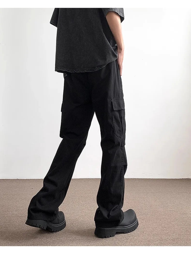 Pants Men's Trendy American Paratrooper Overalls Men's Summer Casual Handsome Outdoor Loose Straight